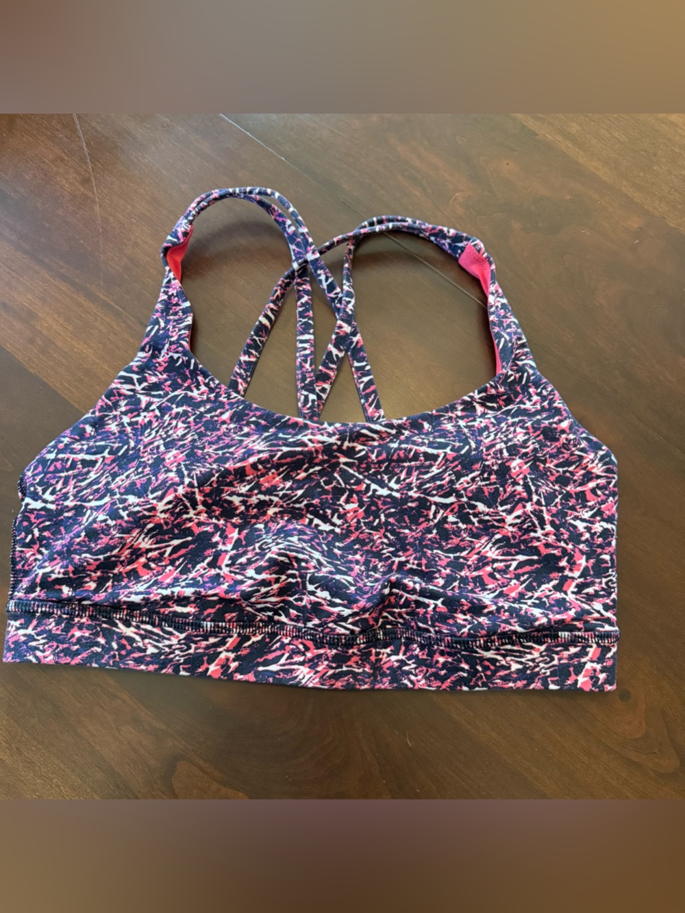Lululemon Energy Bra multicolor preowned size 8